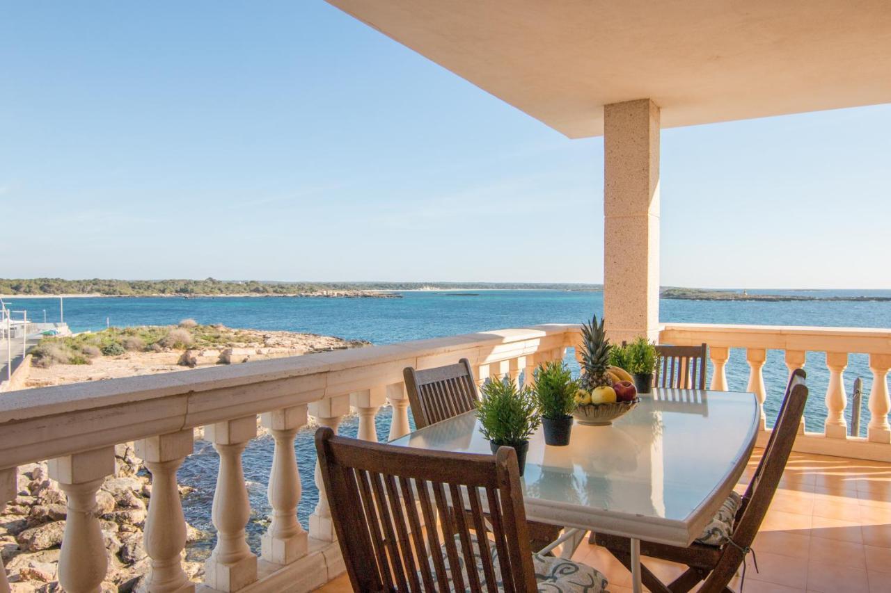 Beachfront Holiday Apartment Lotja 7 - Grupo Berna Колонья Сант Джордин Экстерьер фото